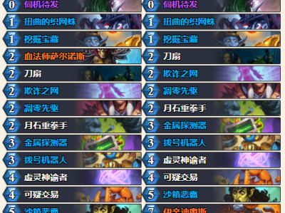 炉石传说32.0.3版本虚灵贼卡组代码分享