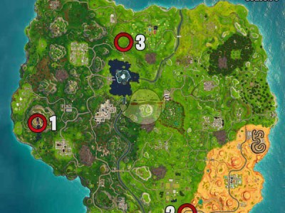 《堡垒之夜》维京船、骆驼、坠毁的战斗巴士位置介绍