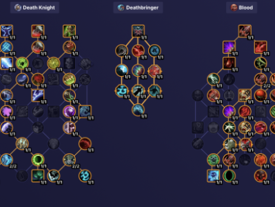 以下是魔兽世界11.0版本大秘境死亡骑士天赋建议。