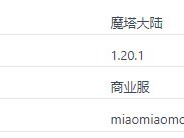 2024年我的世界魔塔大陆服务器概览