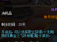 《DNF》黄金之跃板鞋装扮