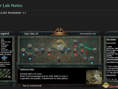 《流放之路》3月5日每日迷宫地图完整攻略