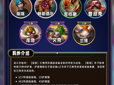 云顶之弈第13赛季极客羁绊效果详解