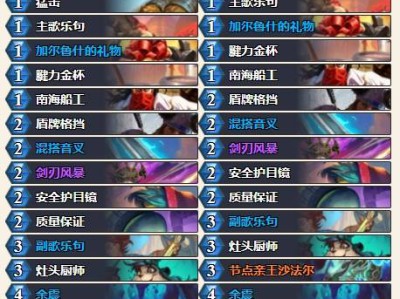 炉石传说2024亲王战卡组推荐