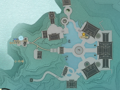 诛仙世界青云门百景游孤月映花影位置在哪