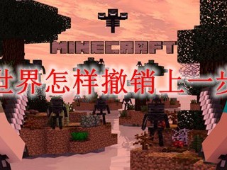 我的世界怎样撤销上一步操作