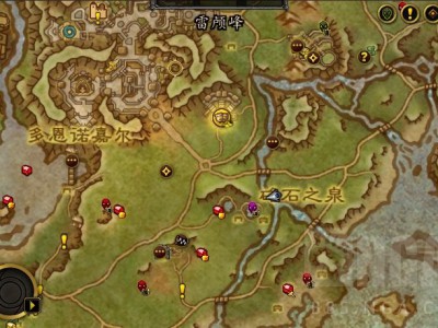 魔兽世界中，硌石之泉的具体位置在哪里？