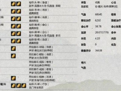 《剑网3》世外蓬莱PVE奶花装备搭配推荐