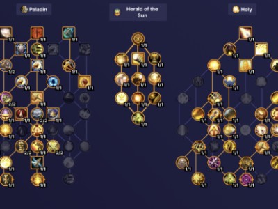 以下是魔兽世界11.0版本秘境圣骑士天赋的建议方案。