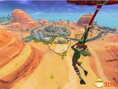 《堡垒之夜》棕榈天堂资源分布介绍