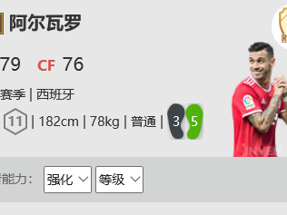 《Fifa online 4》阿尔瓦罗球员详细信息