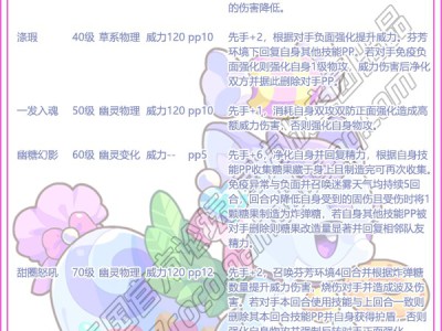 洛克王国空灵糖心技能搭配