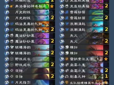 炉石传说行旅旅行社法强德卡组分享