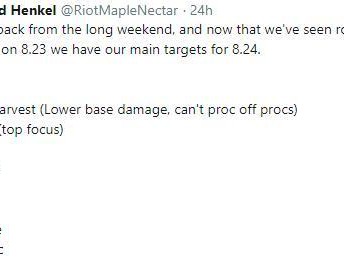 《LOL》8.24削弱英雄名单