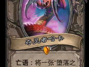 《炉石传说​》新卡夺灵者哈卡点评