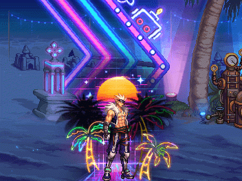 DNF霓虹夕照光环外观一览