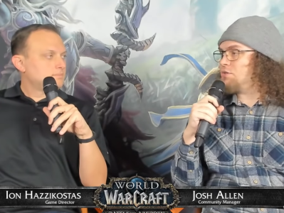 以下是《魔兽世界》在10月12日举行的设计师访谈纪要。