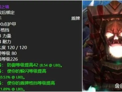 以下是魔兽世界wlk恐惧之墙的属性效果预览