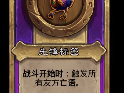 炉石传说酒馆战棋新大饰品先锋标签介绍