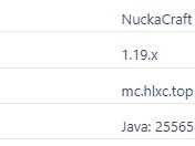 我的世界NuckaCraft服务器一览2024