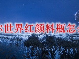 迷你世界红颜料瓶怎么做