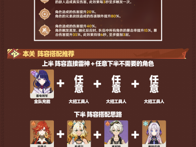 原神无极限超激格斗赛第二关攻略