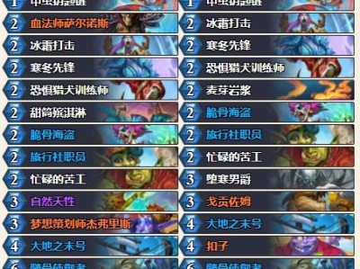 炉石传说深暗领域抢先乱斗冰DK卡组推荐