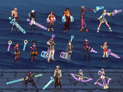 DNF未来霓光武器装扮外观展示