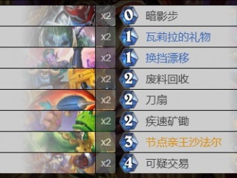 炉石传说2024亲王贼卡组推荐