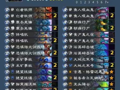 炉石传说行旅旅行社偶数死骑卡组分享