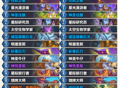 炉石传说深暗领域德莱尼圣契骑卡组推荐