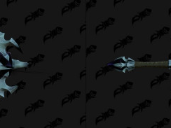 以下是魔兽世界11.0版本团队副本中单手锤武器模型预览。